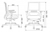 Кресло Бюрократ MC-611N, обивка: сетка/ткань, цвет: черный 38-418 (MC-611N/B/418B) от магазина Buro.store