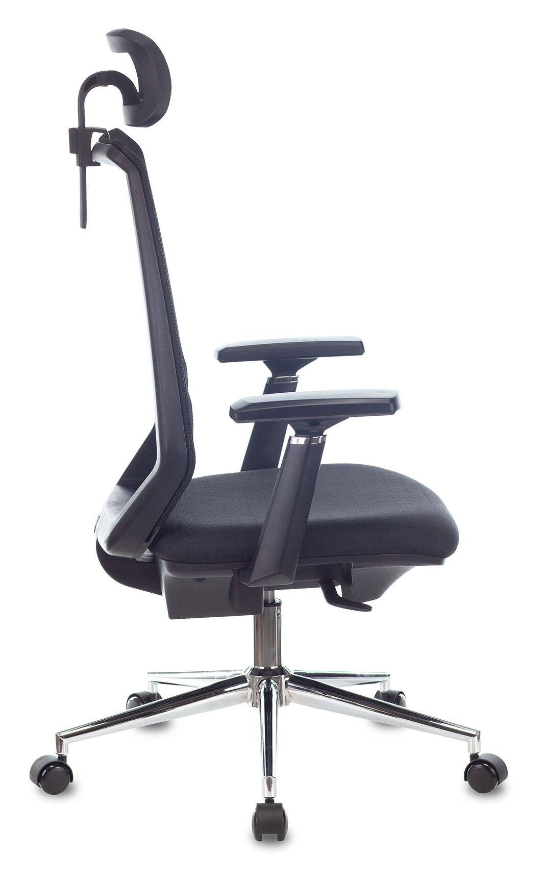 Кресло руководителя Бюрократ MC-612N-H, обивка: сетка/ткань, цвет: черный 38-418 (MC-612N-H/B/418B) от магазина Buro.store