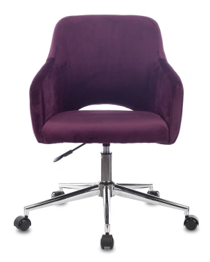 Кресло Бюрократ CH-380SL, обивка: ткань, цвет: сливовый (CH-380SL/23PLUM)