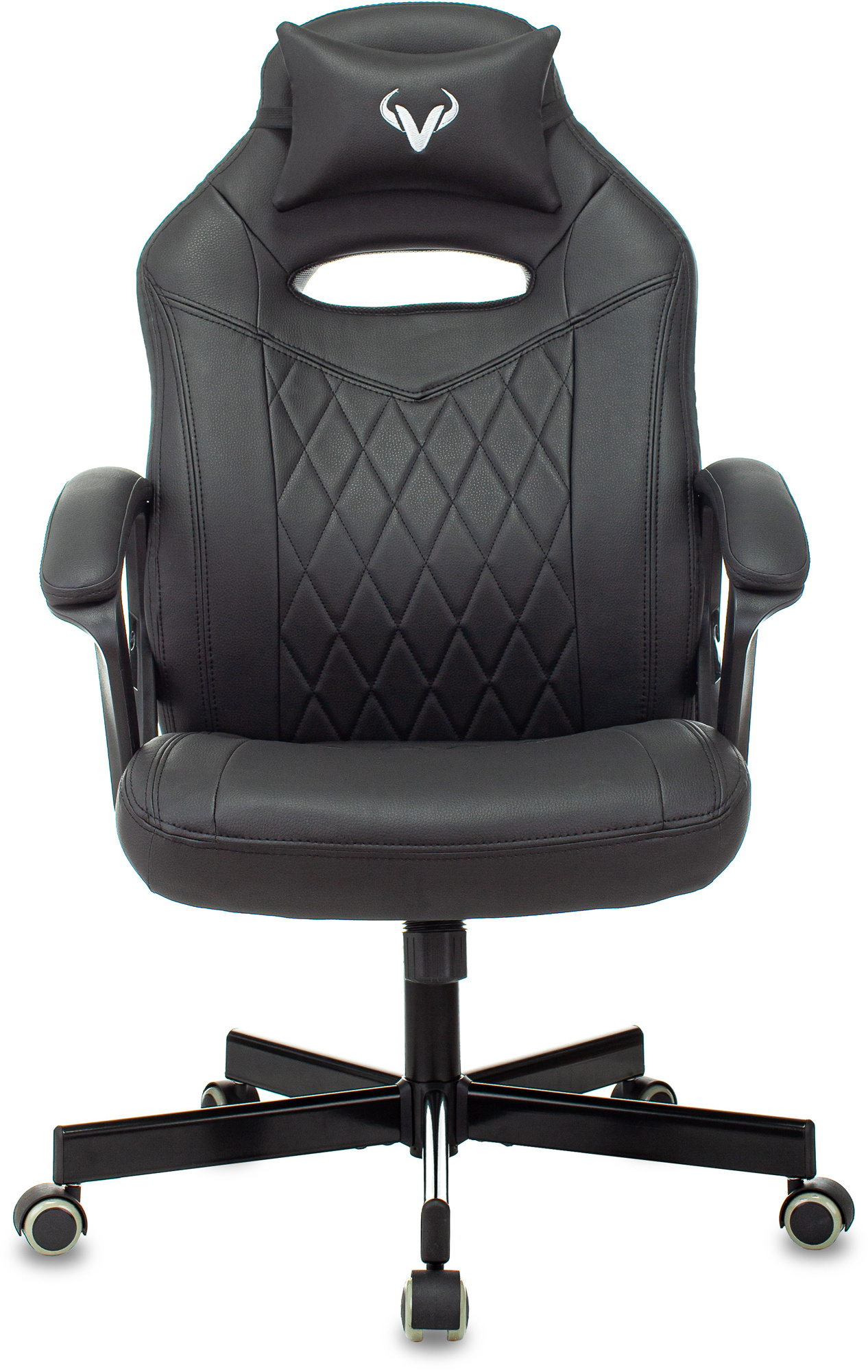 Кресло игровое Zombie VIKING 6 KNIGHT, обивка: эко.кожа, цвет: черный (VIKING 6 KNIGHT B-PU) от магазина Buro.store