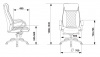 Кресло руководителя Бюрократ T-9924SL, обивка: кожа, цвет: светло-коричневый (T-9924SL/CHOKOLATE) от магазина Buro.store