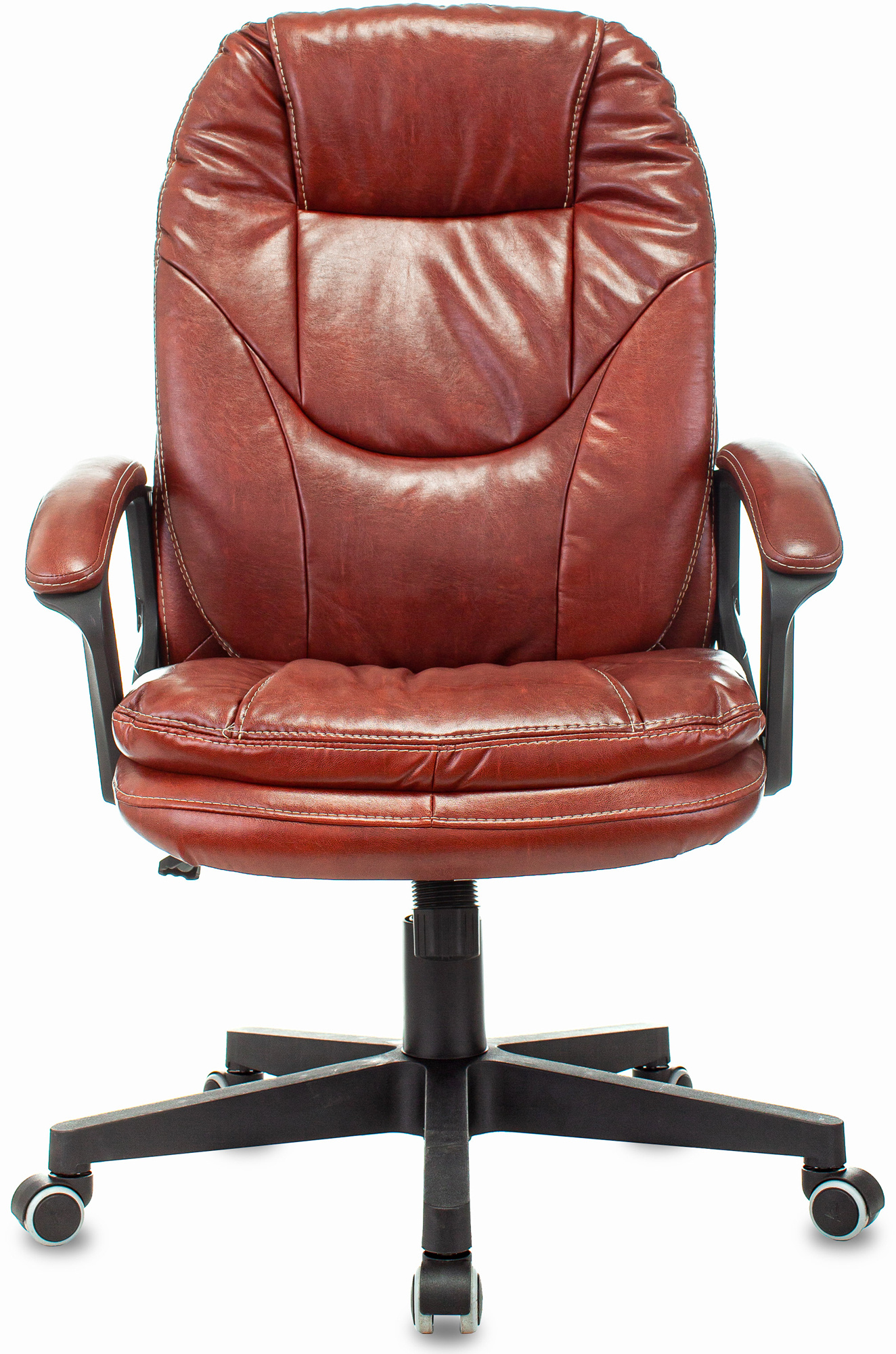 Кресло руководителя Бюрократ CH-868N, обивка: эко.кожа, цвет: коричневый (CH-868N/BROWN) от магазина Buro.store