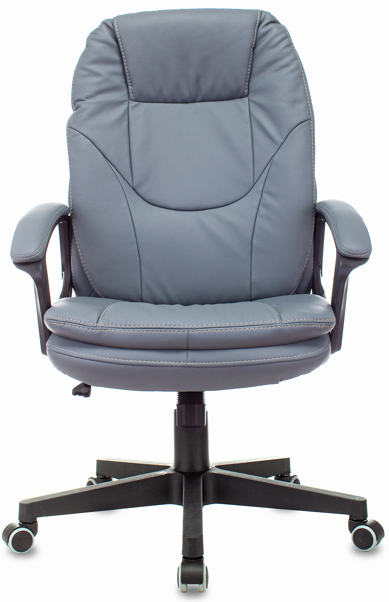 Кресло руководителя Бюрократ CH-868N, обивка: эко.кожа, цвет: серый (CH-868N/GREY) от магазина Buro.store