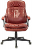 Кресло руководителя Бюрократ T-9950LT, обивка: эко.кожа, цвет: коричневый (T-9950LT/BROWN)