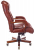 Кресло руководителя Бюрократ T-9926WALNUT, обивка: кожа, цвет: светло-коричневый (T-9926WALNUT/CHOK)