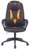 Кресло игровое Zombie 8, обивка: эко.кожа, цвет: черный/оранжевый (ZOMBIE 8 ORANGE) от магазина Buro.store