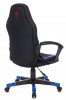 Кресло игровое Zombie 10, обивка: ткань/экокожа, цвет: черный/синий (ZOMBIE 10 BLUE) от магазина Buro.store