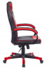 Кресло игровое Zombie GAME 17, обивка: эко.кожа/ткань, цвет: черный/красный (ZOMBIE GAME 17 RED) от магазина Buro.store