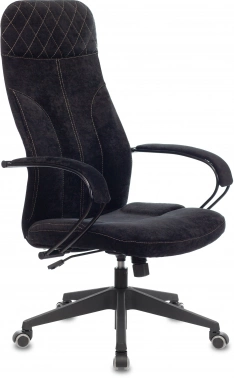 Кресло руководителя Бюрократ CH-608Fabric, обивка: ткань, цвет: черный (CH-608/FABRIC-BLACK)
