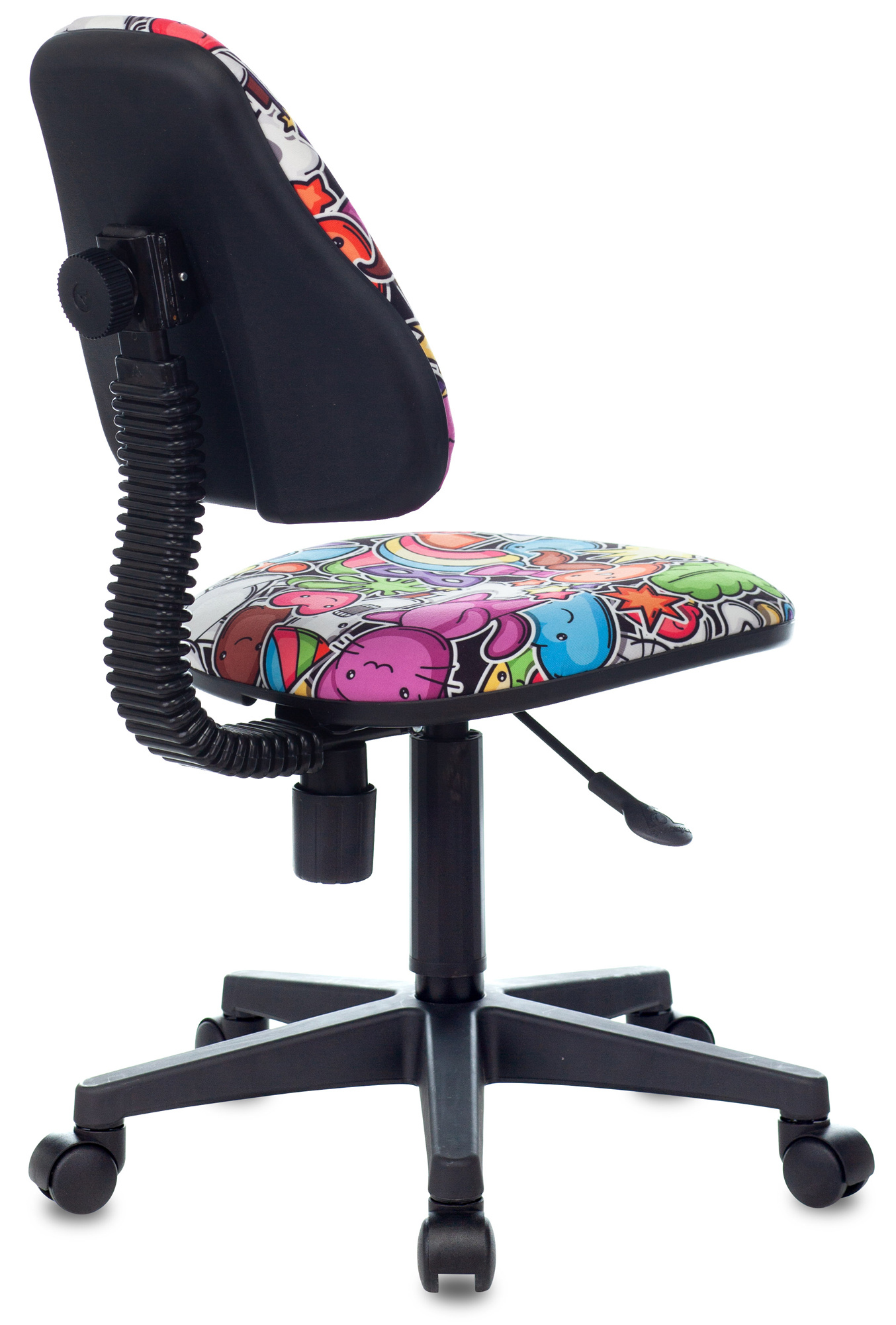 Кресло детское Бюрократ KD-4, обивка: ткань, цвет: мультиколор, рисунок маскарад (KD-4/MASKARAD) от магазина Buro.store