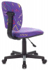 Кресло детское Бюрократ CH-204NX, обивка: ткань, цвет: фиолетовый (CH-204NX/STICK-VIO) от магазина Buro.store