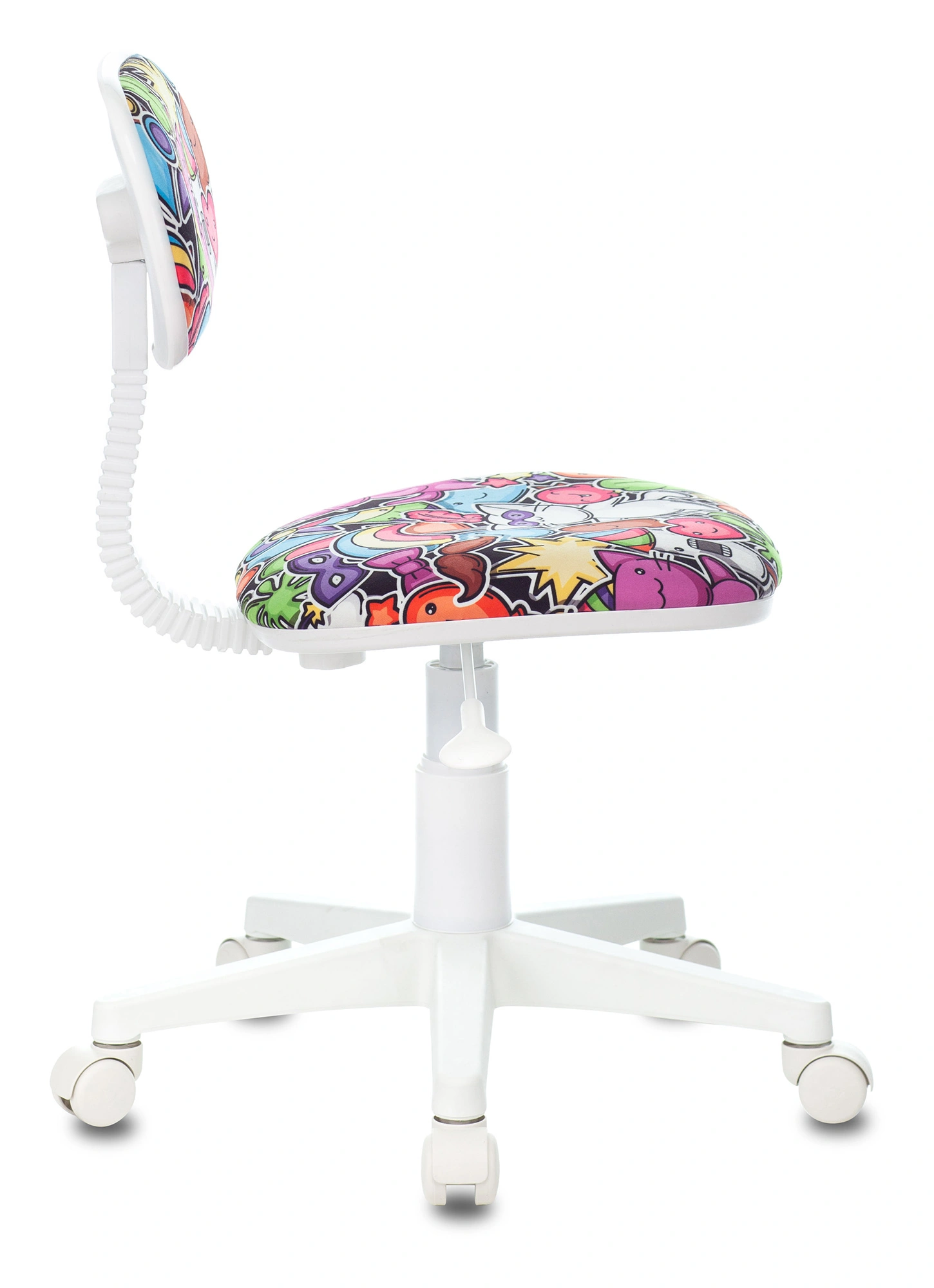 Кресло детское Бюрократ CH-W201NX, обивка: ткань, цвет: мультиколор, рисунок маскарад (CH-W201NX/MASKARAD) от магазина Buro.store