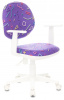 Кресло детское Бюрократ CH-W356AXSN, обивка: ткань, цвет: фиолетовый (CH-W356AXSN/STICK-VI) от магазина Buro.store