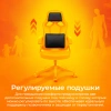 Кресло игровое Zombie Driver, обивка: эко.кожа, цвет: черный (ZOMBIE DRIVER BLACK) от магазина Buro.store