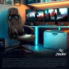 Кресло игровое Zombie Driver, обивка: эко.кожа, цвет: черный (ZOMBIE DRIVER BLACK) от магазина Buro.store