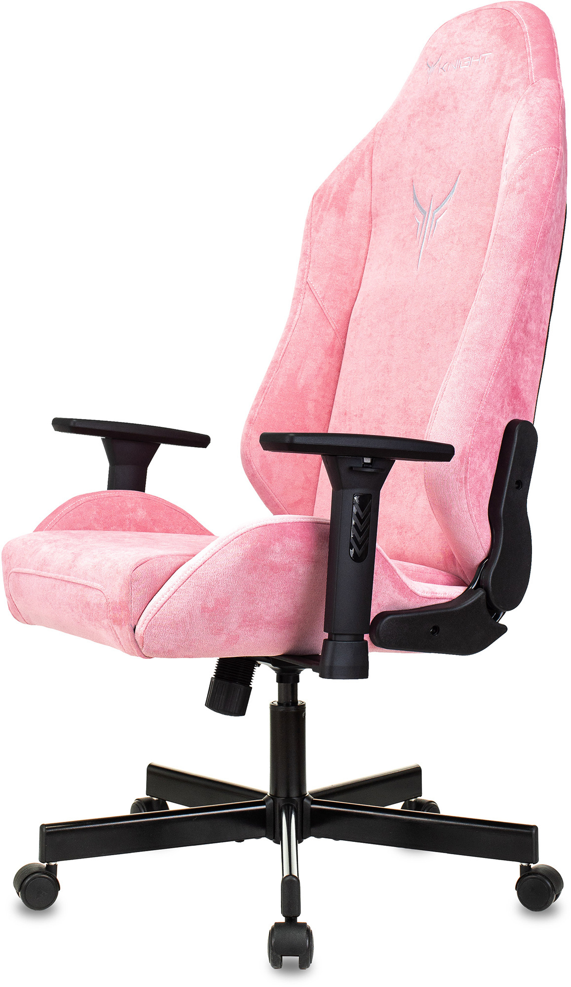 Кресло игровое Knight N1, обивка: ткань, цвет: розовый (KNIGHT N1 PINK) от магазина Buro.store