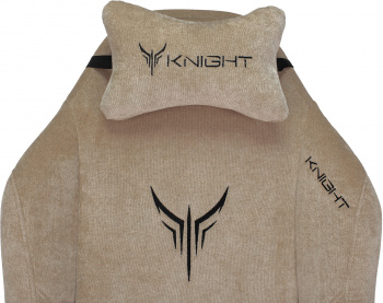 Кресло игровое Knight N1, обивка: ткань, цвет: бежевый (KNIGHT N1 BEIGE)