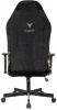 Кресло игровое Knight N1, обивка: ткань, цвет: черный (KNIGHT N1 BLACK) от магазина Buro.store