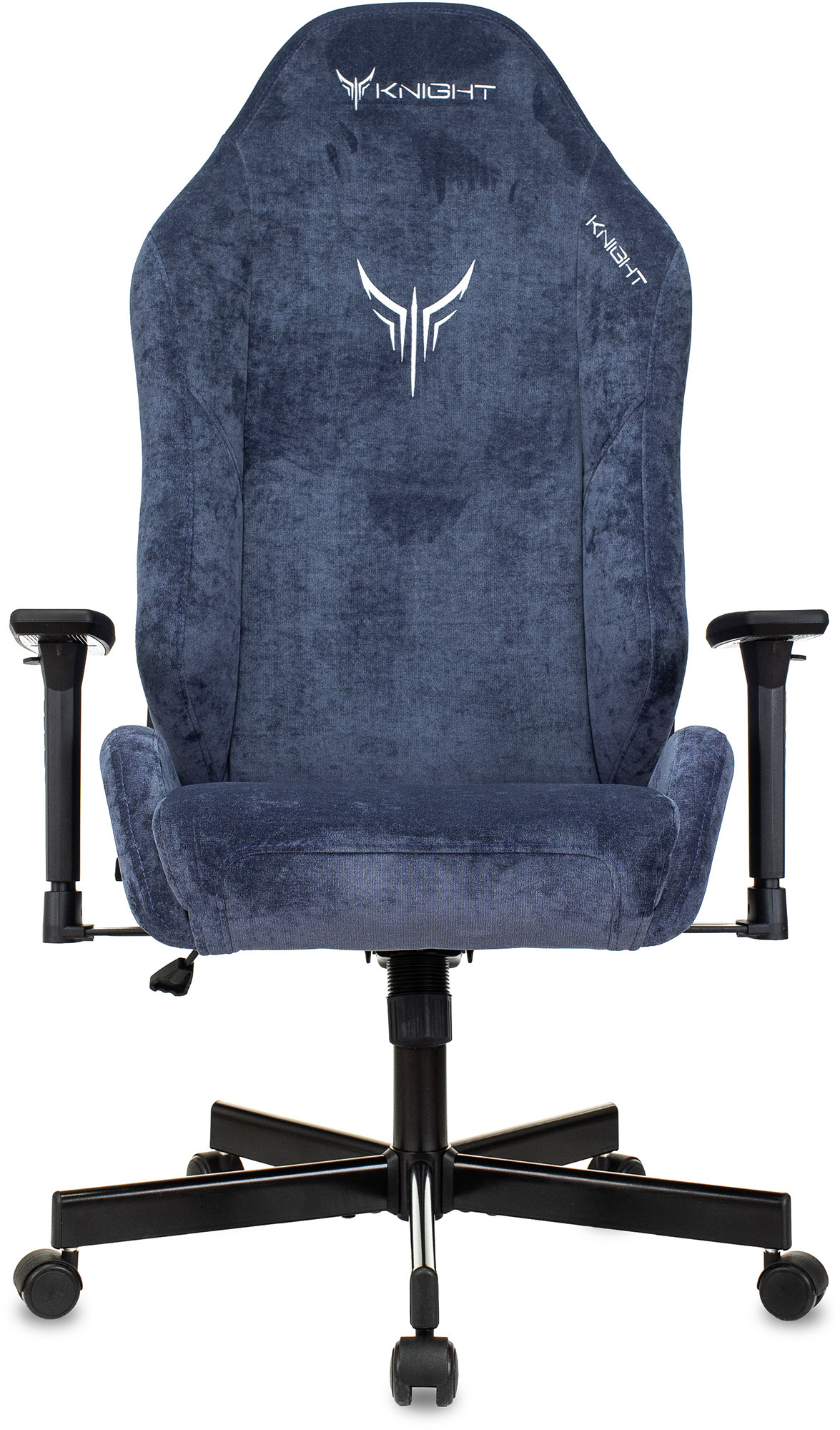 Кресло игровое Knight N1, обивка: ткань, цвет: синий (KNIGHT N1 BLUE) от магазина Buro.store