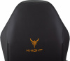Кресло игровое Knight Rampart, обивка: эко.кожа, цвет: черный, рисунок ромбик (KNIGHT RAMPART) от магазина Buro.store