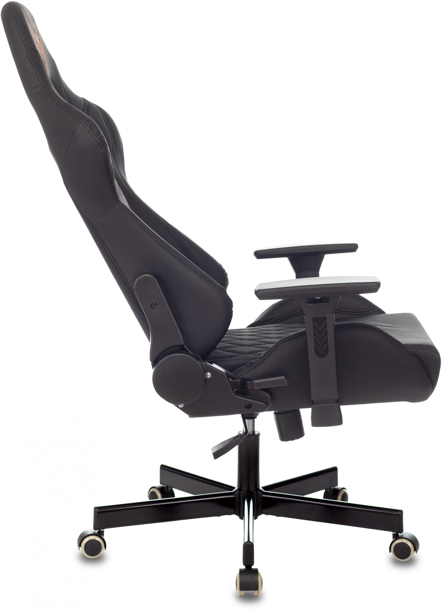 Кресло игровое Knight Armor, обивка: эко.кожа, цвет: черный, рисунок ромбик (KNIGHT ARMOR B) от магазина Buro.store