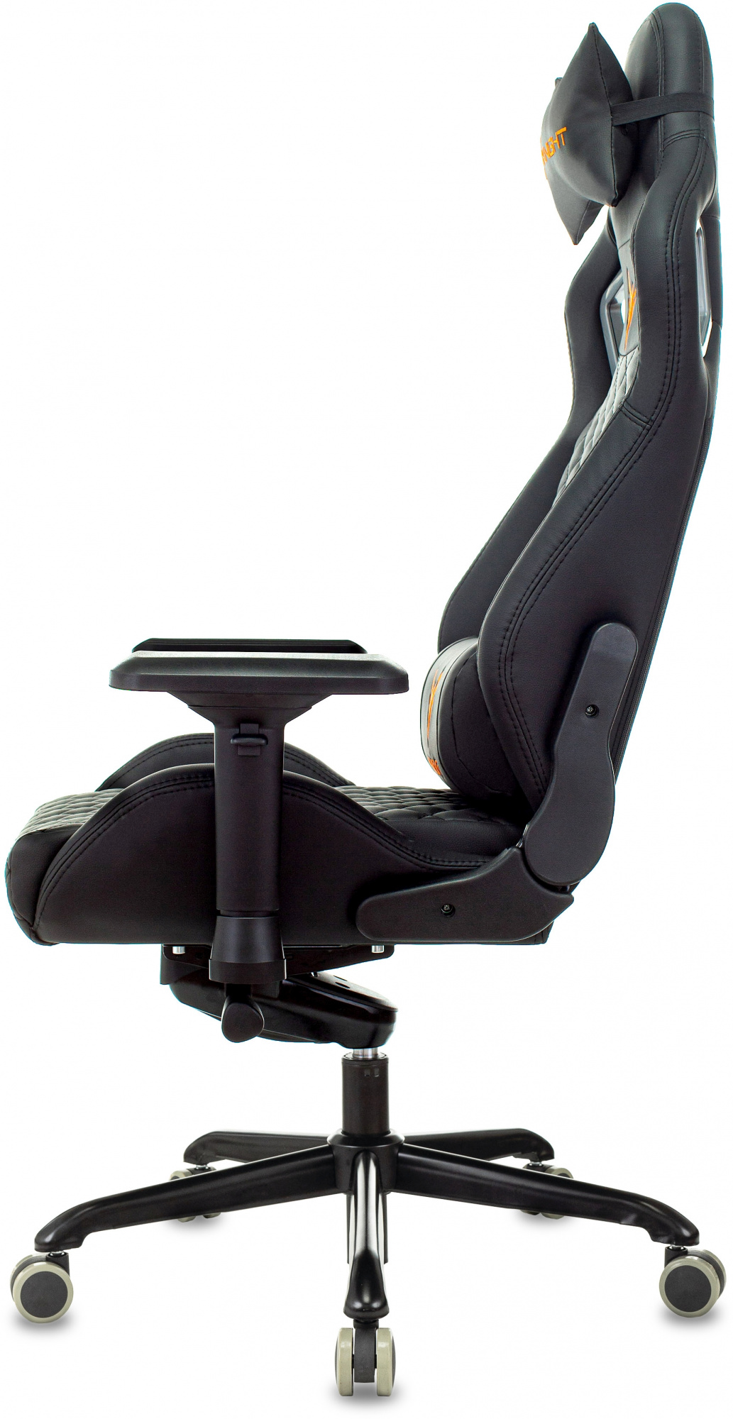 Кресло игровое Knight TITAN, обивка: эко.кожа, цвет: черный, рисунок ромбик (KNIGHT TITAN) от магазина Buro.store