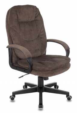 Кресло руководителя Бюрократ CH-868N, обивка: ткань, цвет: коричневый (CH-868N/LT-10)
