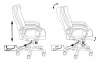 Кресло руководителя Бюрократ CH-868N, обивка: ткань, цвет: серый (CH-868N/ALFA44) от магазина Buro.store