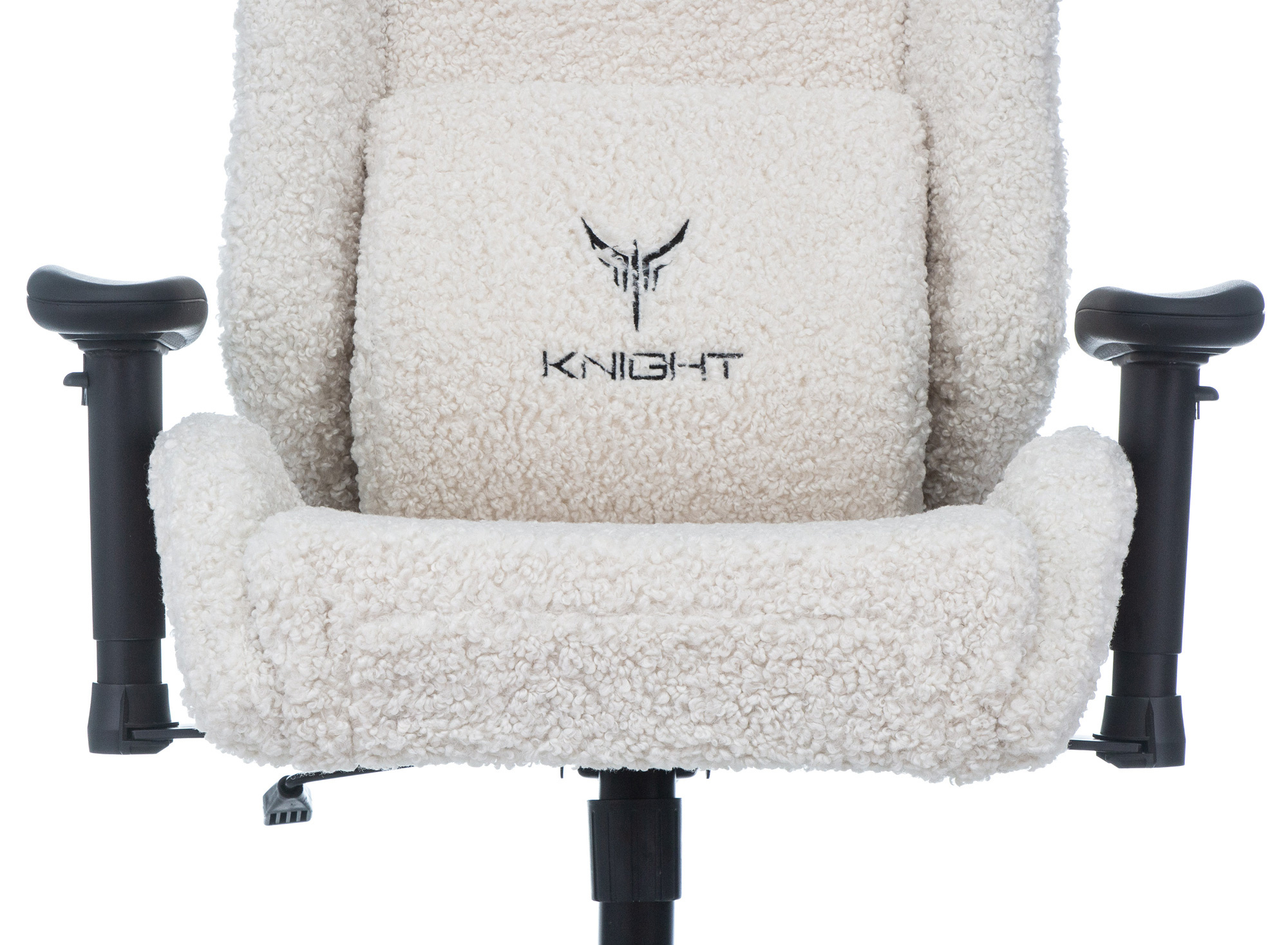 Кресло игровое Knight T1, обивка: экомех, цвет: молочный (KNIGHT T1 MILK) от магазина Buro.store