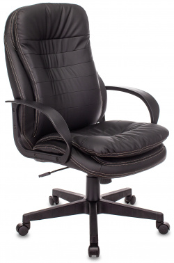 Кресло руководителя Бюрократ T-9950PL, обивка: эко.кожа, цвет: черный (T-9950PL/BLACK-PU)