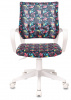 Кресло детское Бюрократ BUROKIDS 1 W, обивка: ткань, цвет: мультиколор, рисунок геометрия (BUROKIDS 1 W-GEOMET) от магазина Buro.store
