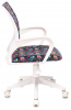 Кресло детское Бюрократ BUROKIDS 1 W, обивка: ткань, цвет: мультиколор, рисунок геометрия (BUROKIDS 1 W-GEOMET)