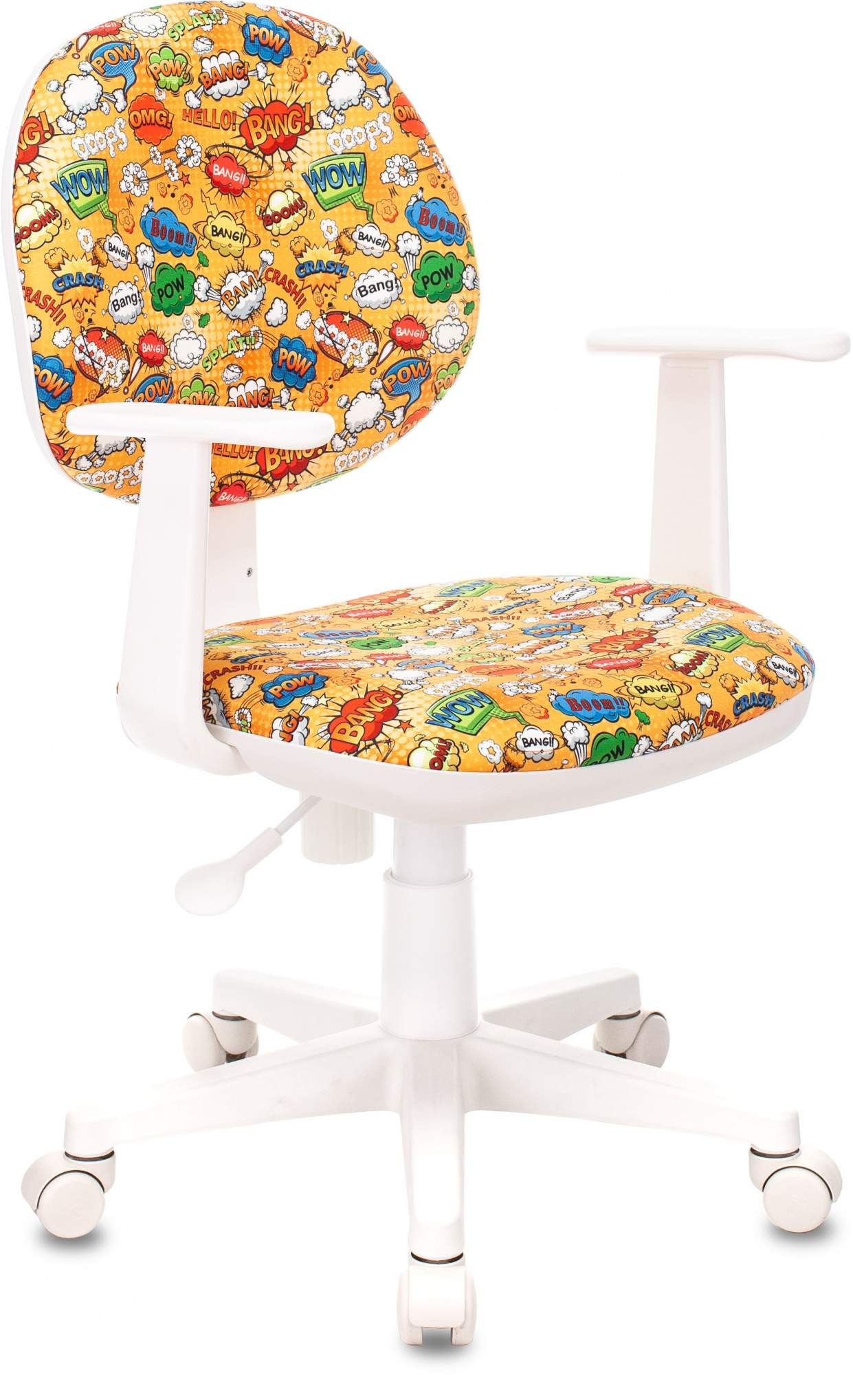 Кресло детское Бюрократ CH-W356AXSN, обивка: ткань, цвет: оранжевый, рисунок бэнг (CH-W356AXSN/BANG) от магазина Buro.store