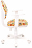 Кресло детское Бюрократ CH-W356AXSN, обивка: ткань, цвет: оранжевый, рисунок бэнг (CH-W356AXSN/BANG) от магазина Buro.store
