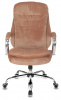 Кресло руководителя Бюрократ T-9950SL, обивка: ткань, цвет: светло-коричневый (T-9950SL/VELV90)
