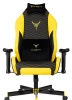 Кресло игровое Knight Neon, обивка: экокожа, цвет: черный/желтый, рисунок соты (KNIGHT NEON YELLOW) от магазина Buro.store