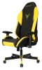Кресло игровое Knight Neon, обивка: экокожа, цвет: черный/желтый, рисунок соты (KNIGHT NEON YELLOW) от магазина Buro.store