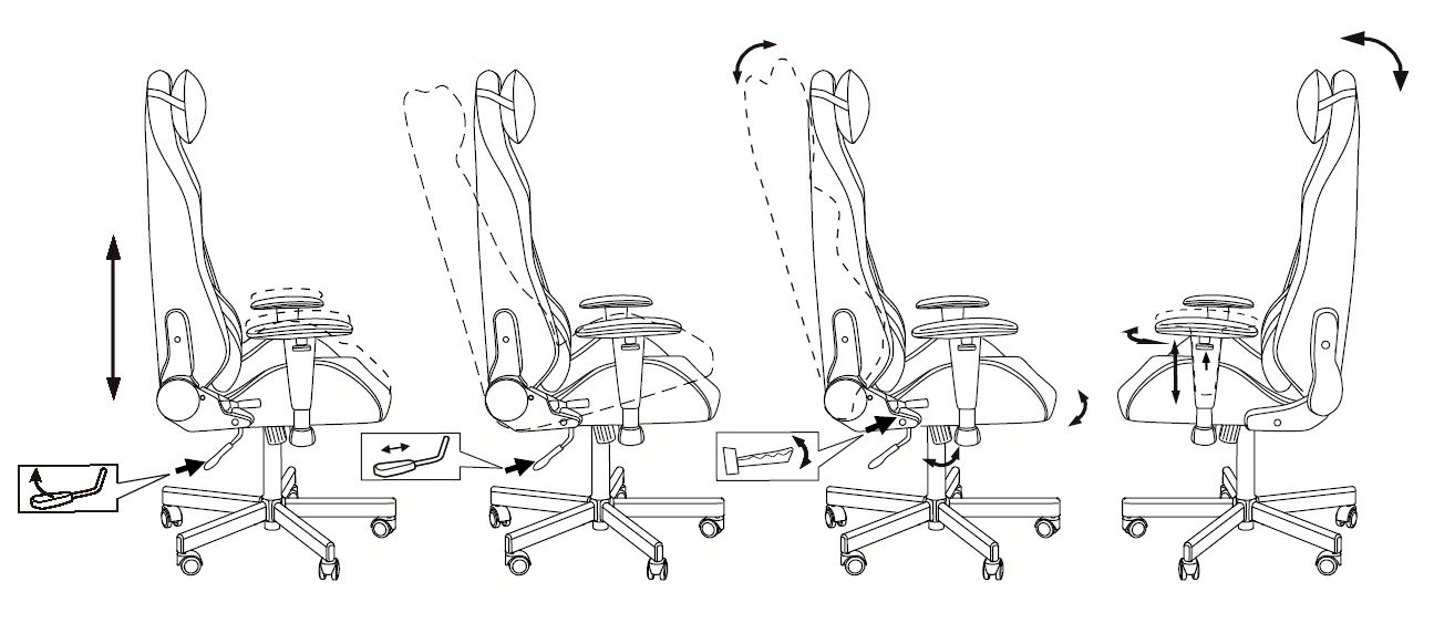 Кресло игровое Knight Neon, обивка: экокожа, цвет: черный/желтый, рисунок соты (KNIGHT NEON YELLOW) от магазина Buro.store