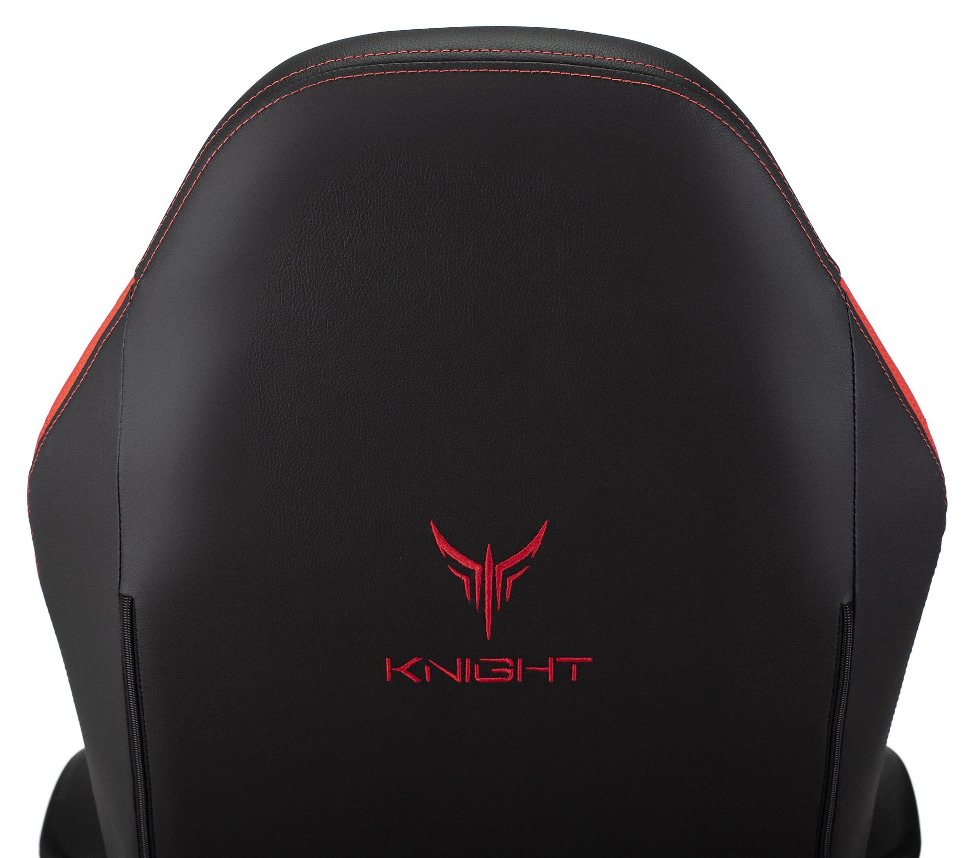 Кресло игровое Knight Neon, обивка: экокожа, цвет: черный/красный, рисунок соты (KNIGHT NEON RED) от магазина Buro.store
