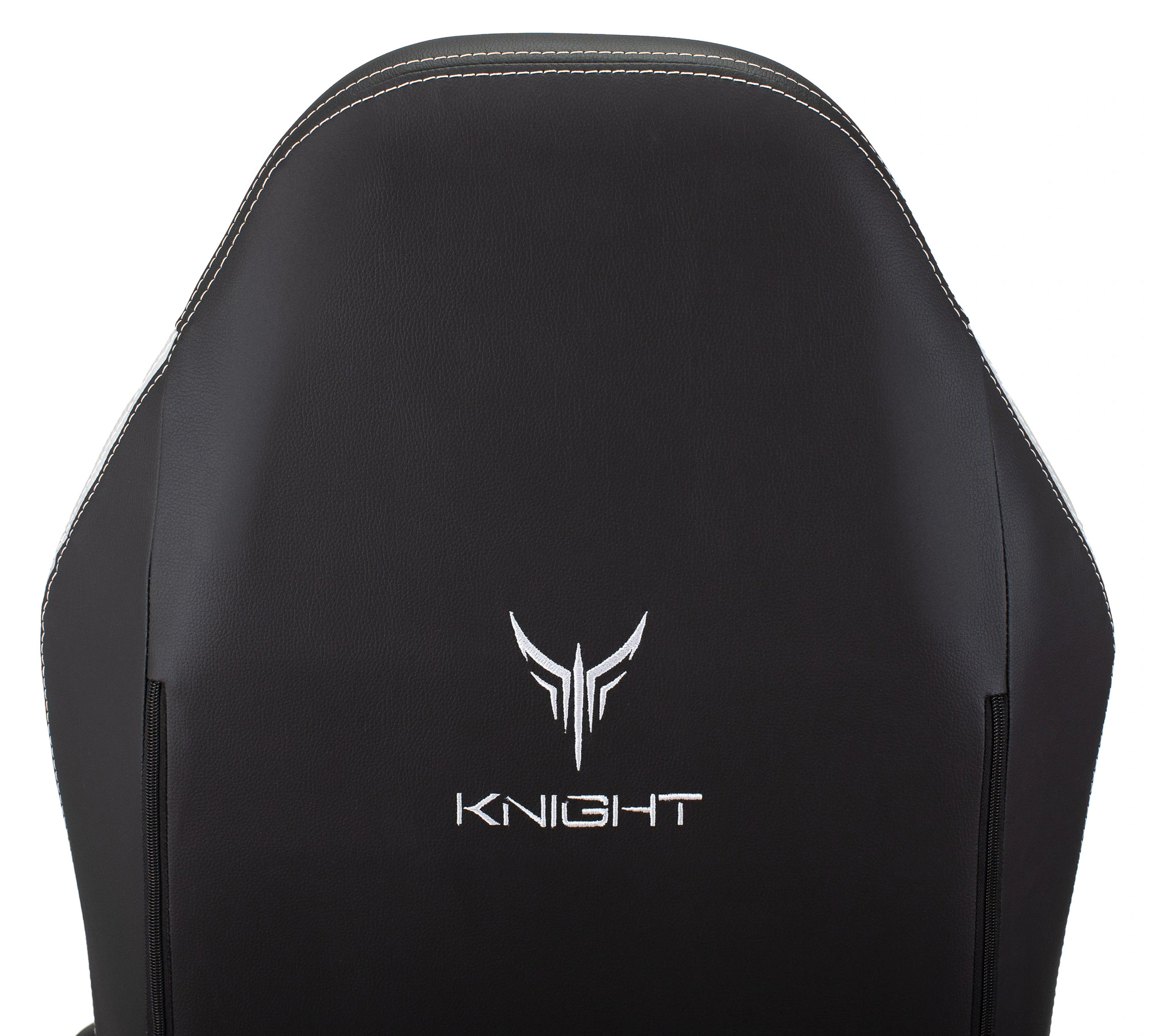 Кресло игровое Knight Neon, обивка: экокожа, цвет: черный/серебряный, рисунок соты (KNIGHT NEON SILVER) от магазина Buro.store