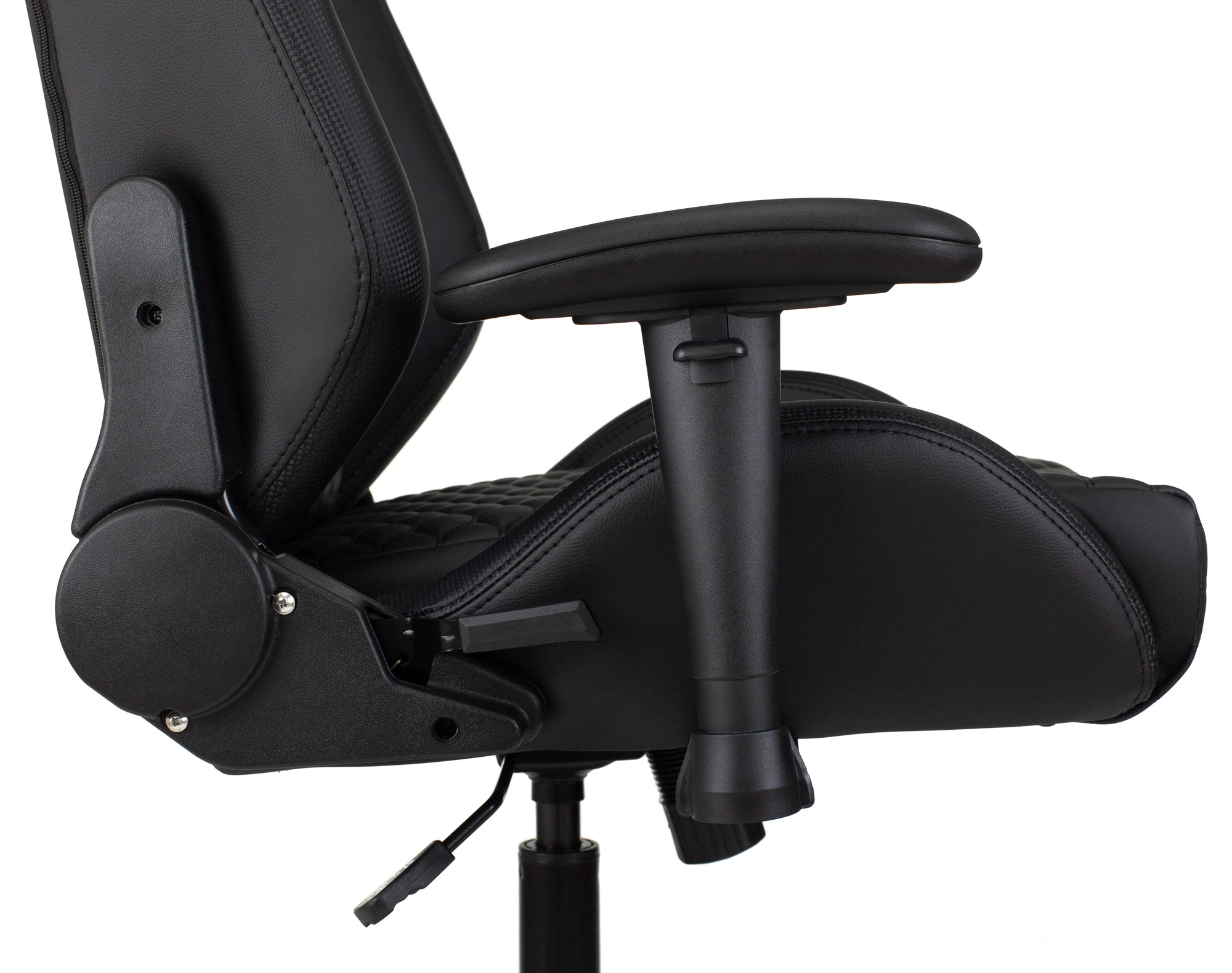 Кресло игровое Knight Neon, обивка: экокожа, цвет: черный, рисунок соты (KNIGHT NEON CARBON) от магазина Buro.store