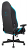 Кресло игровое Knight Neon, обивка: эко.кожа, цвет: черный/голубой, рисунок соты (KNIGHT NEON LBLUE) от магазина Buro.store