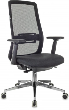 Кресло Бюрократ MC-915, обивка: сетка/ткань, цвет: черный 38-418 (MC-915/B/418B)