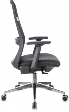 Кресло Бюрократ MC-915, обивка: сетка/ткань, цвет: черный 38-418 (MC-915/B/418B)