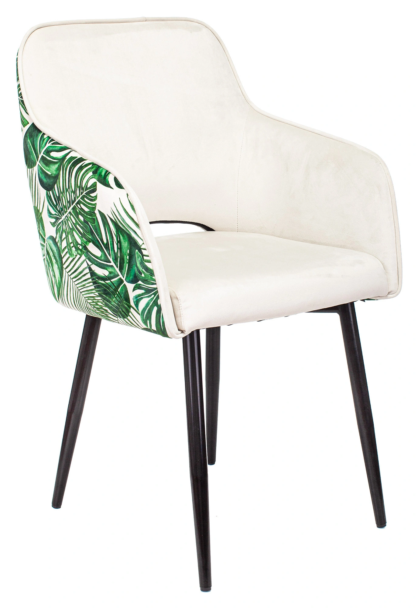 Кресло Бюрократ CH-380F, обивка: ткань, цвет: молочный, рисунок джунгли (CH-380F/JUNGLE) от магазина Buro.store