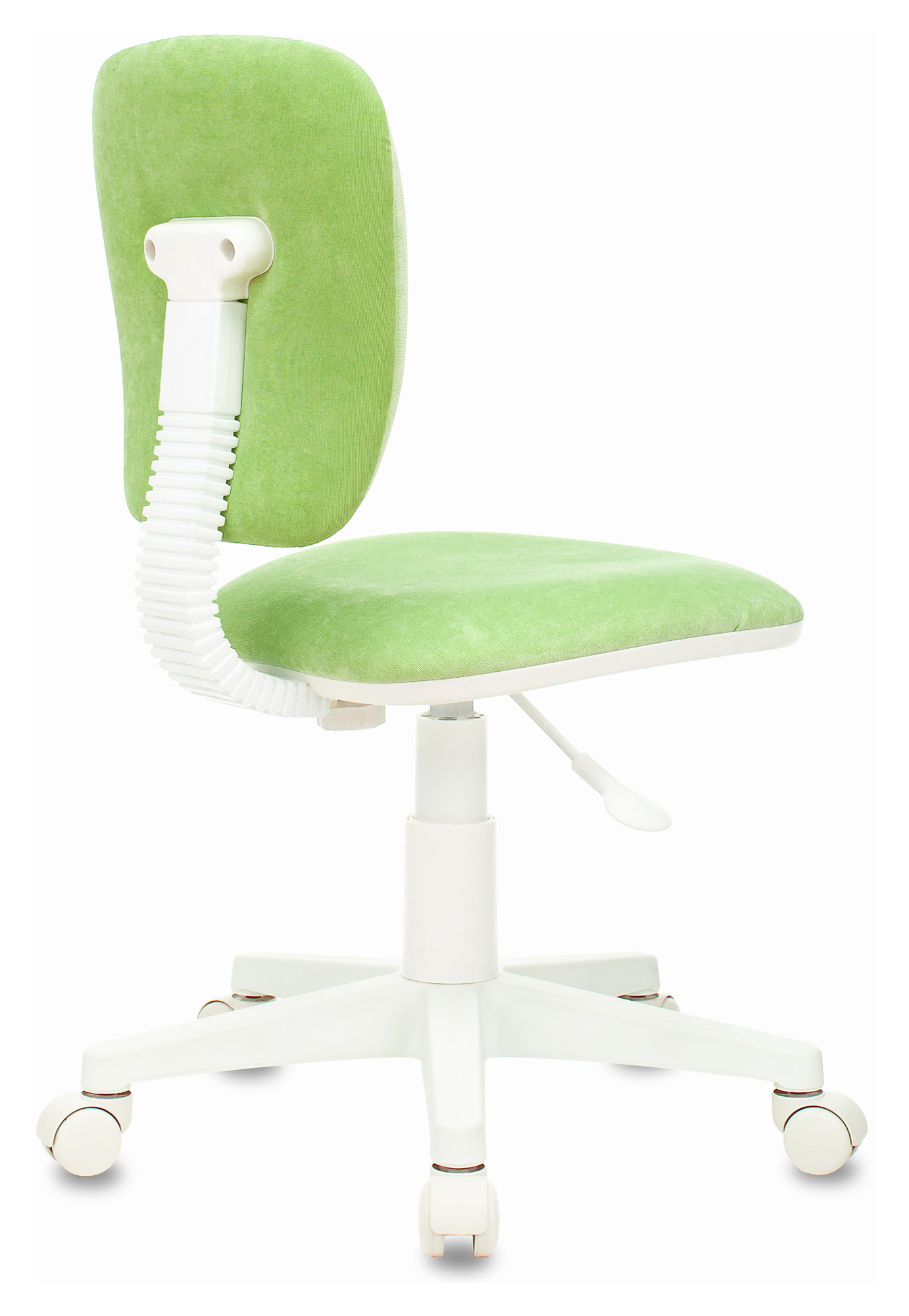 Кресло детское Бюрократ CH-W204NX, обивка: ткань, цвет: светло-зеленый (CH-W204NX/VELV81) от магазина Buro.store