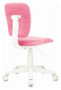 Кресло детское Бюрократ CH-W204NX, обивка: ткань, цвет: розовый (CH-W204NX/VELV36) от магазина Buro.store
