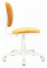 Кресло детское Бюрократ CH-W204NX, обивка: ткань, цвет: оранжевый (CH-W204NX/VELV72)