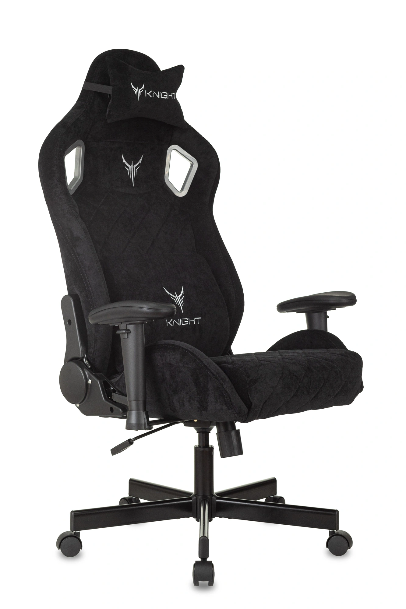 Кресло игровое Knight Outrider, обивка: ткань, цвет: черный (KNIGHT OUTRIDER LTD) от магазина Buro.store