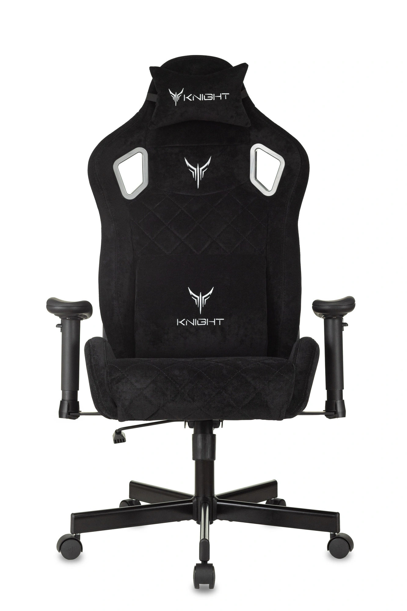 Кресло игровое Knight Outrider, обивка: ткань, цвет: черный (KNIGHT OUTRIDER LTD) от магазина Buro.store
